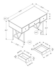 Load image into Gallery viewer, Computer Desk For Home Office, Stylish Design, Storage Drawers, Transitional
