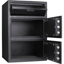 Load image into Gallery viewer, Digital Keypad 2 Lock Depository Safe 1 6 2 Cubic Ft - Black
