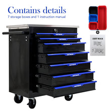 Load image into Gallery viewer, Drawer Multifunctional Tool Cart With Wheels
