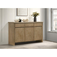 Load image into Gallery viewer, Dreydon - 3 Door Sideboard Server - Light Brown
