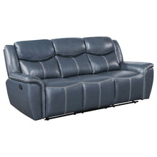 Load image into Gallery viewer, Stanwicke - 2 Piece Motion Reclining Sofa Set With Contrast Stitching - Blue
