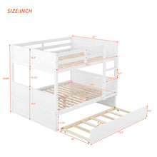 Load image into Gallery viewer, Bunk Bed With Twin Size Trundle
