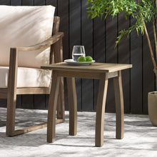 Load image into Gallery viewer, Kinesis - Outdoor Side Table With Slatted Top And Wood Frame
