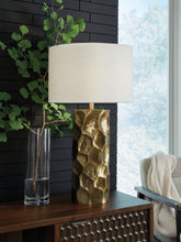 Load image into Gallery viewer, Marshawn - Metal Table Lamp - Gold Finish
