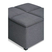 Load image into Gallery viewer, Avalon - Square Coffee Table, Storage Ottoman
