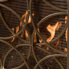 Load image into Gallery viewer, Thayer - Single Panel Iron Fireplace Screen With Geometric Design
