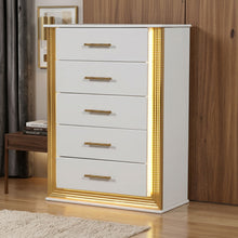 Load image into Gallery viewer, Obsession - 5 Drawer Chest - White
