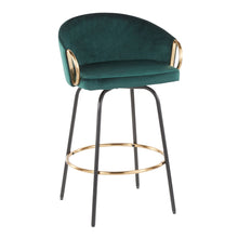 Load image into Gallery viewer, Claire - Contemporary / Glam Counter Stool (Set of 2)
