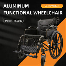 Load image into Gallery viewer, Lightweight Foldable Transport Wheelchair For Adults With Double X Force Support
