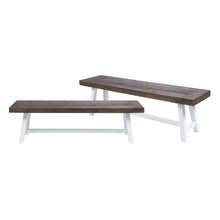 Load image into Gallery viewer, Tranquilizer - Outdoor Acacia Wood Bench With Slat Panel Design
