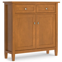 Load image into Gallery viewer, Warm Shaker - Entryway Storage Cabinet - Brown
