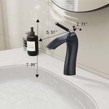 Load image into Gallery viewer, Contemporary Single Handle Lavatory Basin Sink Faucet Brass
