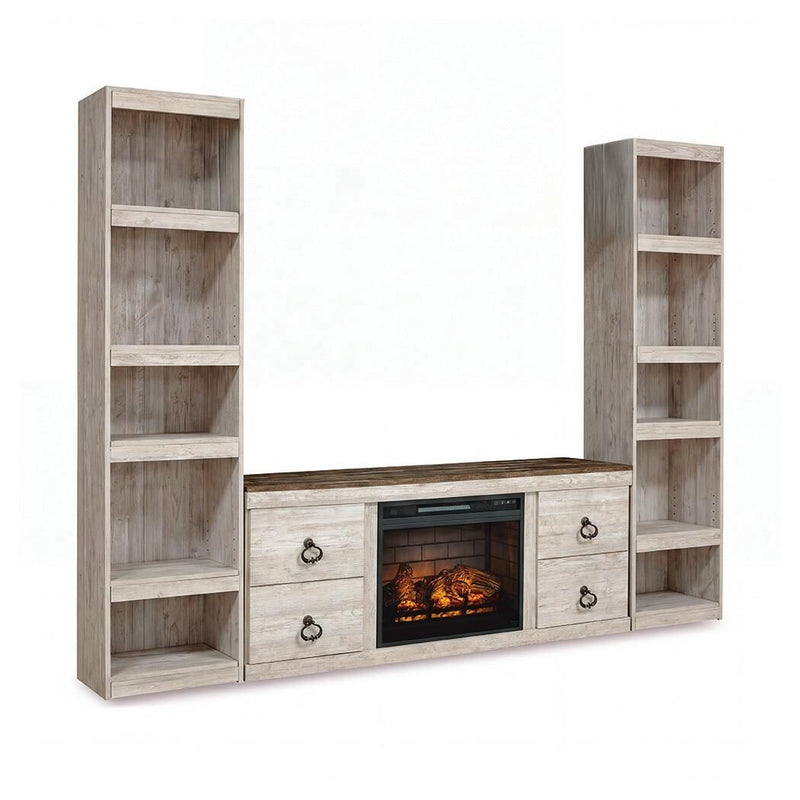 Willowton - Entertainment Center With Fireplace Option