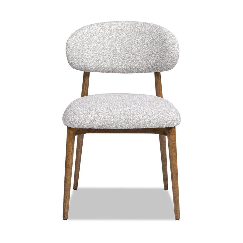 Locke - Modern Upholstered Dining Chair With Frame - Gray