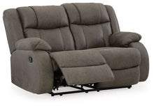 Load image into Gallery viewer, First Base - Reclining Loveseat - Gunmetal
