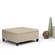 Load image into Gallery viewer, Harrison - Upholstered Coffee Table Storage Ottoman

