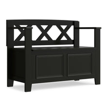 Load image into Gallery viewer, Amherst - Small Transitional Entryway Storage Bench
