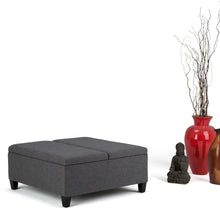 Load image into Gallery viewer, Ellis - Coffee Table Storage Ottoman Contemporary Design
