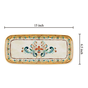 Supreme Housewares - Tuscany 15" Melamine Rectangle Tray