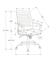 Load image into Gallery viewer, Office Chair, Adjustable Height, Swivel, Ergonomic, Armrests
