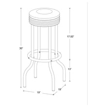 Load image into Gallery viewer, Bar Height Stool Vintage Style (Set of 2)
