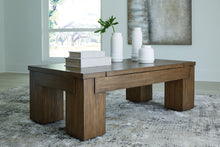 Load image into Gallery viewer, Rosswain - Lift Top Cocktail Table - Warm Brown
