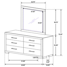 Load image into Gallery viewer, Polk - 6 Drawer Dresser With Mirror
