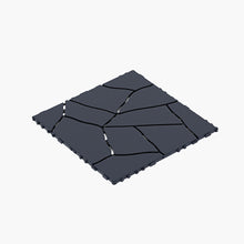 Load image into Gallery viewer, Stone Style Patio Deck Tiles Diy Interlocking Floor Tiles

