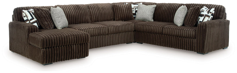 Midnight-Madness - 4 Piece Sectional