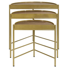 Load image into Gallery viewer, Darlene - 3 Piece Nesting Table Set - Brown

