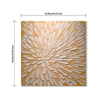 Load image into Gallery viewer, Textured Floral Canvas Wall Art, Hand Painted Thick Impasto Flower Painting (Set of 2) - Antique White
