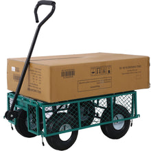 Load image into Gallery viewer, Heavy Duty Steel Garden Cart With Sides
