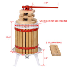 Load image into Gallery viewer, Fruit Wine Press Manual Juice Maker
