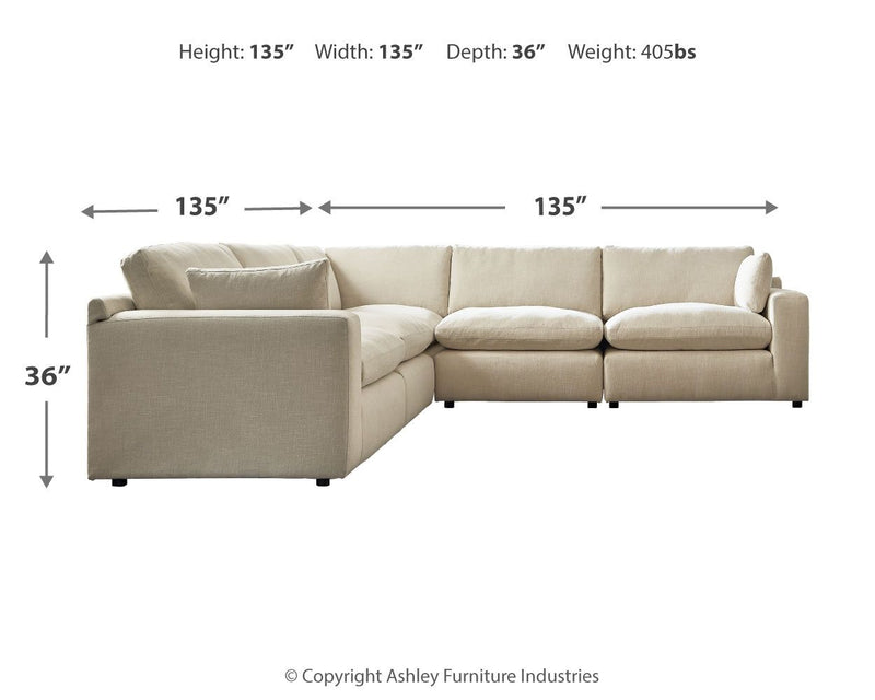Elyza - 5 Piece Sectional