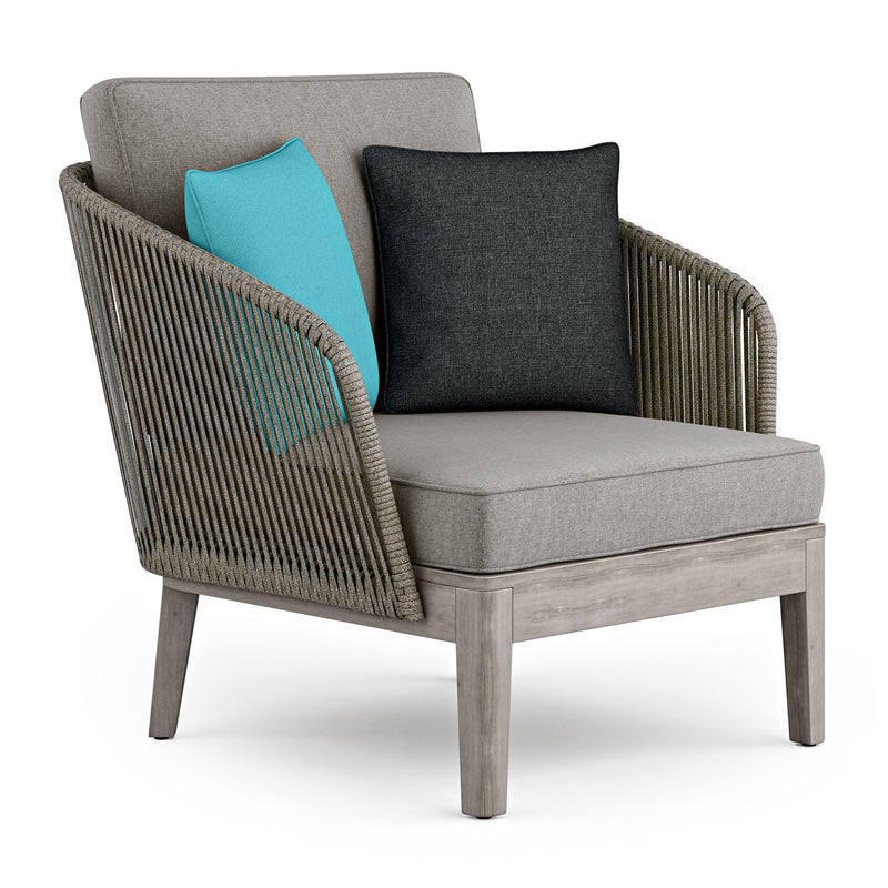 Carmel - Outdoor Conversation Chair - Gray