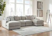 Load image into Gallery viewer, Aslan Court - Sectional With Ottoman Set
