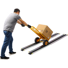 Load image into Gallery viewer, Premium Adjustable Telescoping Wheelchair Track Ramps Aluminium - Silver
