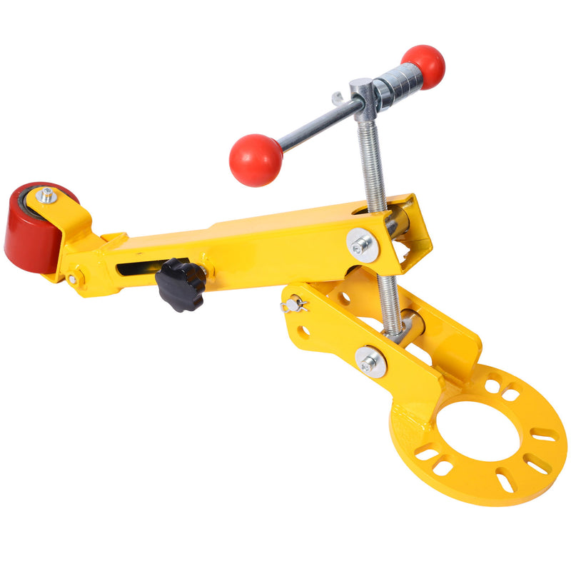 Auto Body Fender Roller Tool For Lip Rolling And Wheel Arch Reforming - Yellow