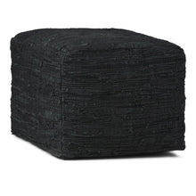 Load image into Gallery viewer, Fredrik - Handcrafted Square Pouf
