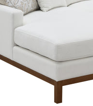 Load image into Gallery viewer, Valiant - Chenille Sectional Sofa With 4 Pillows - Ivory
