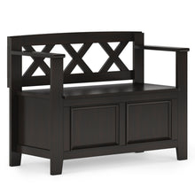 Load image into Gallery viewer, Amherst - Small Transitional Entryway Storage Bench
