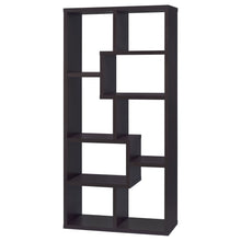 Load image into Gallery viewer, 8 Shelf Geometric Bookcase
