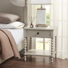 Load image into Gallery viewer, Traditional Durable Nightstand Table With Drawer And Shelf
