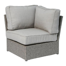 Load image into Gallery viewer, Outdoor Wicker Sectional With Weather Resistant Cushions And Table
