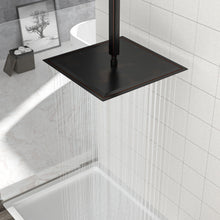 Load image into Gallery viewer, 16" Square Rainfall Shower Head Fixed Wall Mount With Full Body Coverage &amp; Self Cleaning Silicone Nozzles
