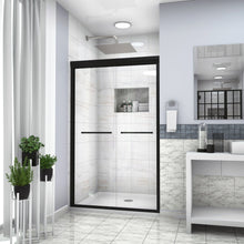 Load image into Gallery viewer, Modern Double Sliding Shower Enclosure, Tempered Glass
