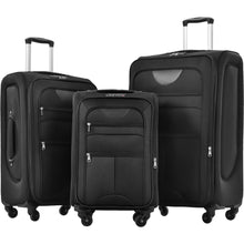 Load image into Gallery viewer, Softside Luggage Expandable 3 Piece Set Suitcase Upright Spinner Softshell Lightweight Luggage Travel Set

