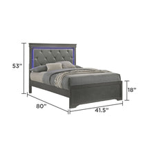 Load image into Gallery viewer, Blaze - Bed With LED Headboard
