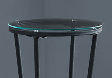 Load image into Gallery viewer, Accent Side Table, Plant Stand, Round, Contemporary &amp; Modern - Black
