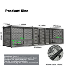 Load image into Gallery viewer, Thickened Chicken Coop For Outdoor - Black / Silver
